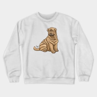 Dog - Shar-Pei - Fawn Crewneck Sweatshirt